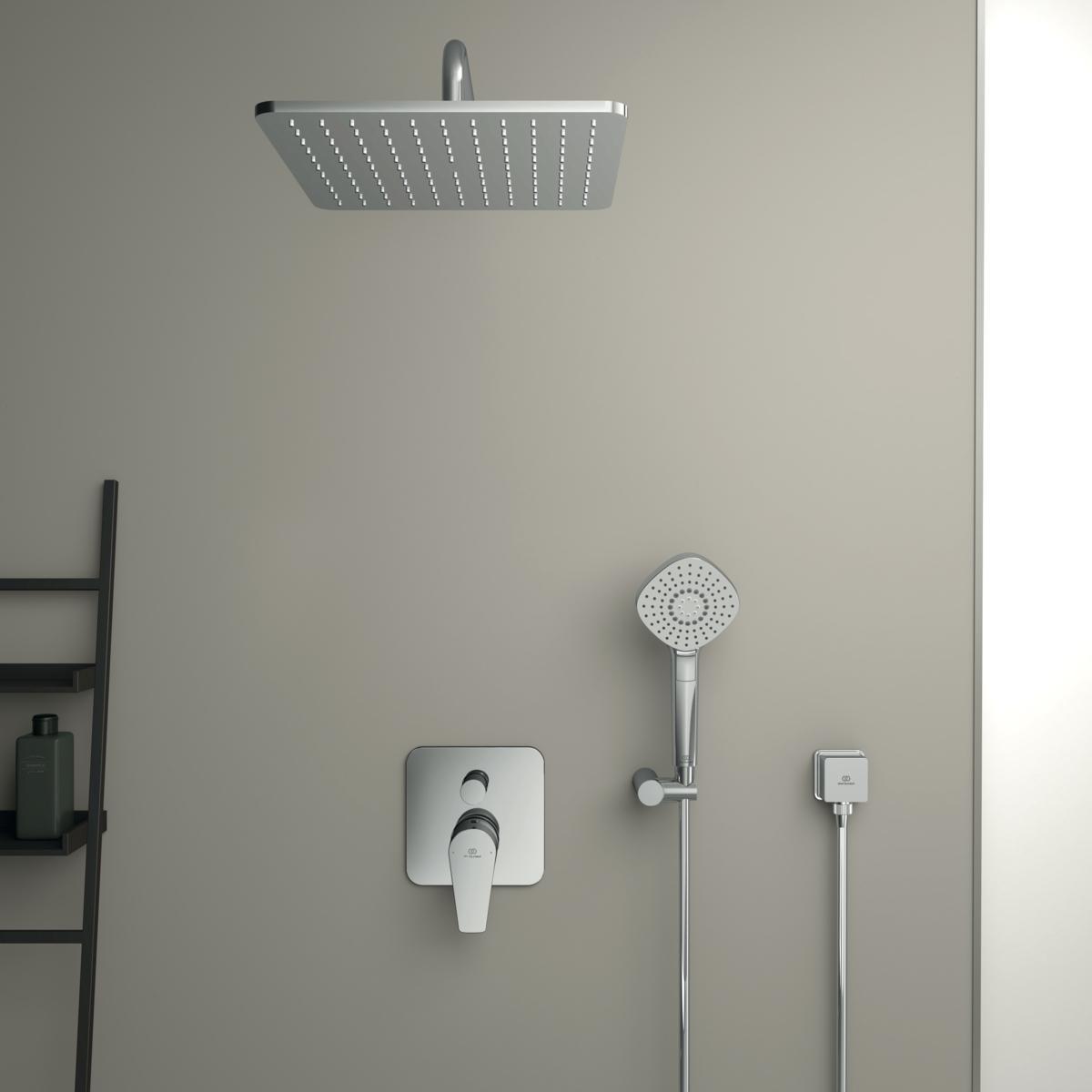 Ideal Standard Cerafine Model D Ankastre Banyo Bataryası 163x88x200.5 mm, Kit 1 dahil, 27.0 l/dk (3 bar) Krom uygulama örneği