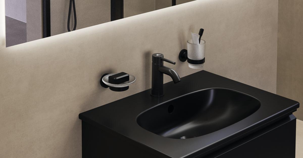 Ideal Standard Iom Diş Fırçalık 66x103x96 mm Krom uygulama örneği