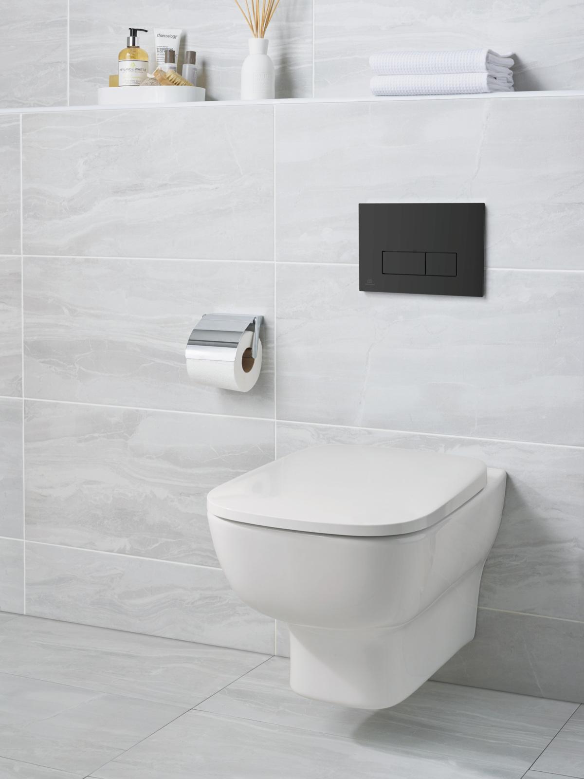 Ideal Standard Oleas Pnömatik Kontrol Paneli 234x8.5x154 mm Siyah uygulama örneği