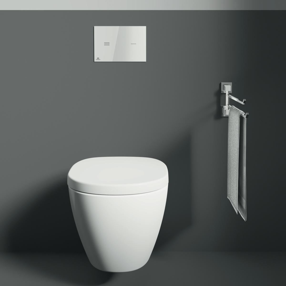 Ideal Standard Iom Square Havluluk 45x455x145 mm Krom uygulama örneği