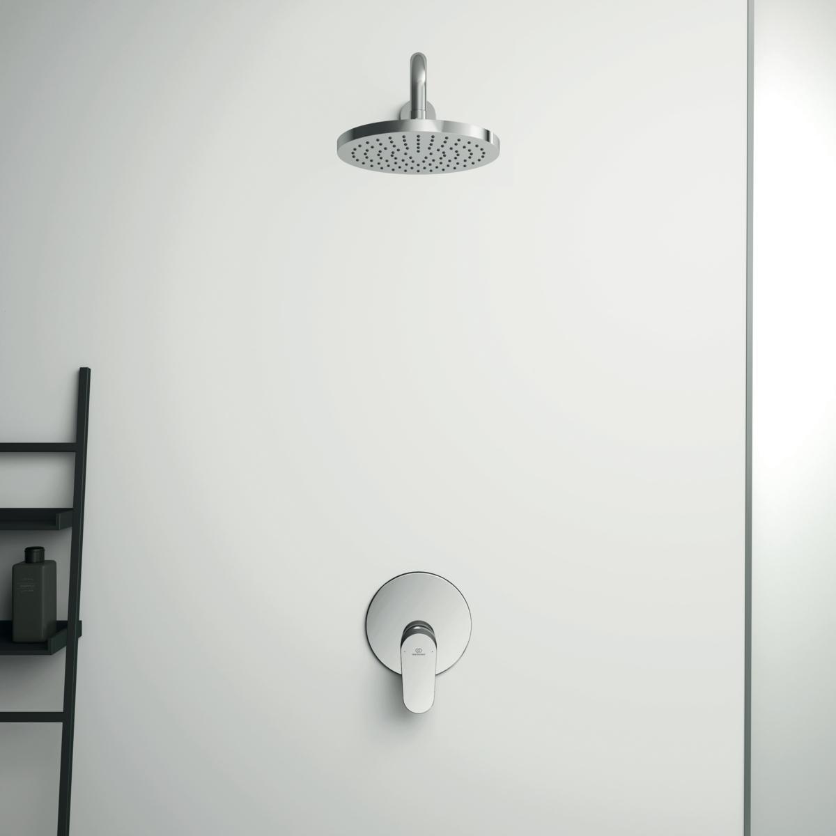 Ideal Standard Cerafine Model O Ankastre Duş Armatürü 163x79x172.5 mm, Kit 1 dahil, 27 l/dk (3 bar) Krom uygulama örneği