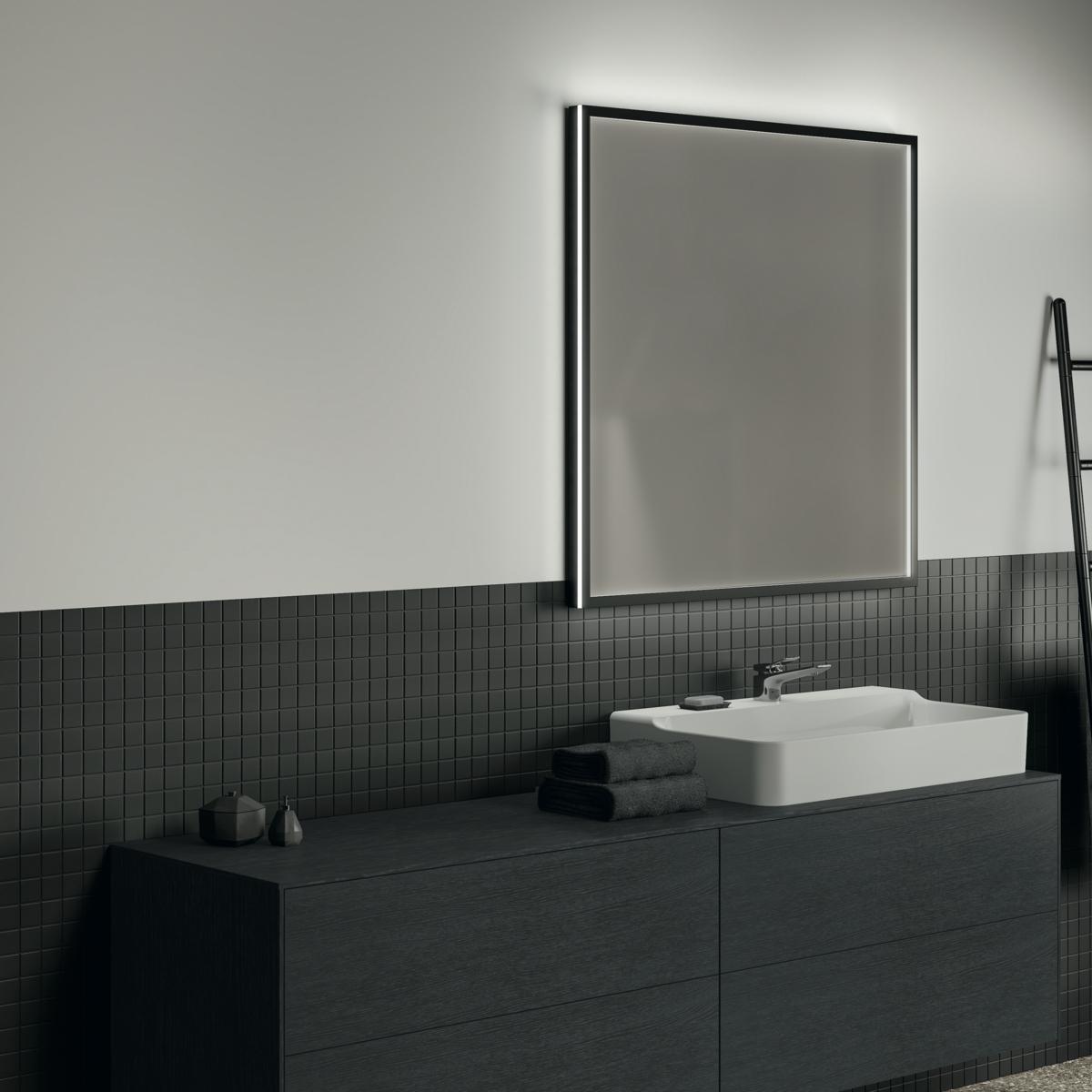 Ideal Standard Conca Işıklı Ayna 1000x38x1000 mm uygulama örneği