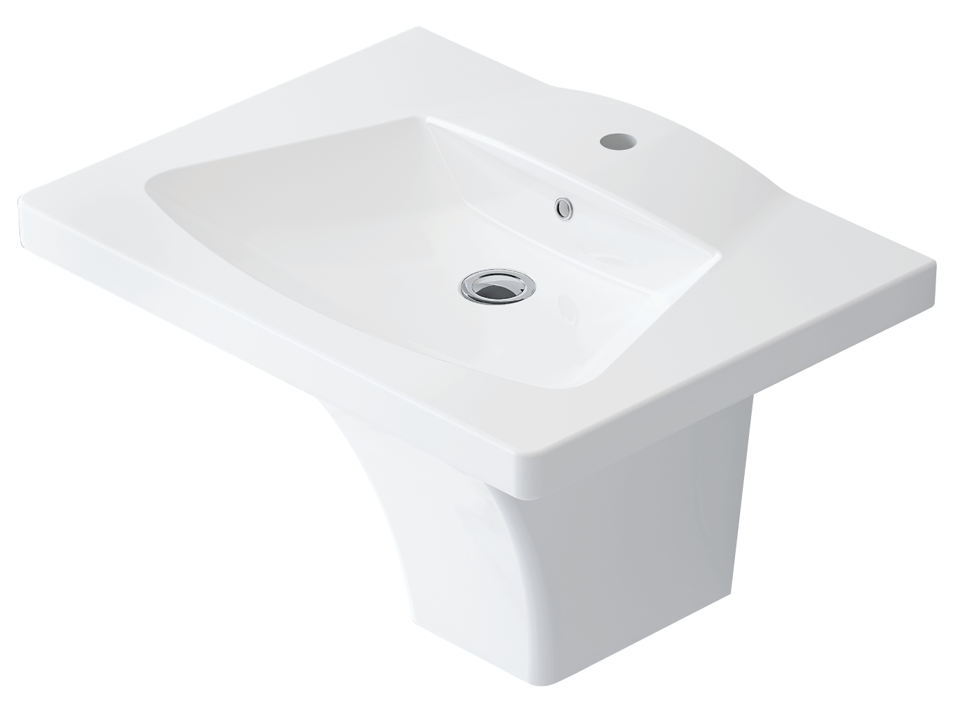 İdevit Vega Lavabo Beyaz uygulama örneği