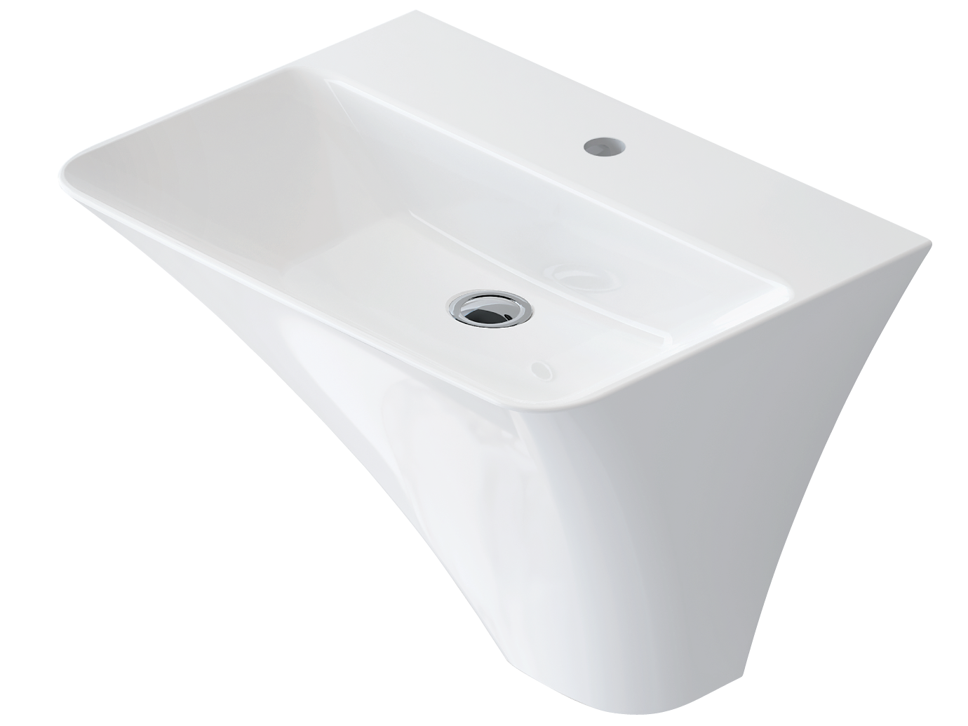İdevit Halley Monoblok Lavabo Beyaz uygulama örneği