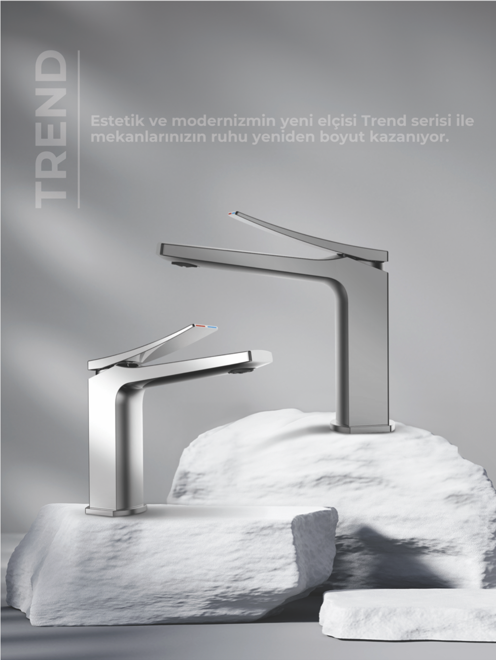 NewArc Trend Lavabo Bataryası Krom uygulama örneği