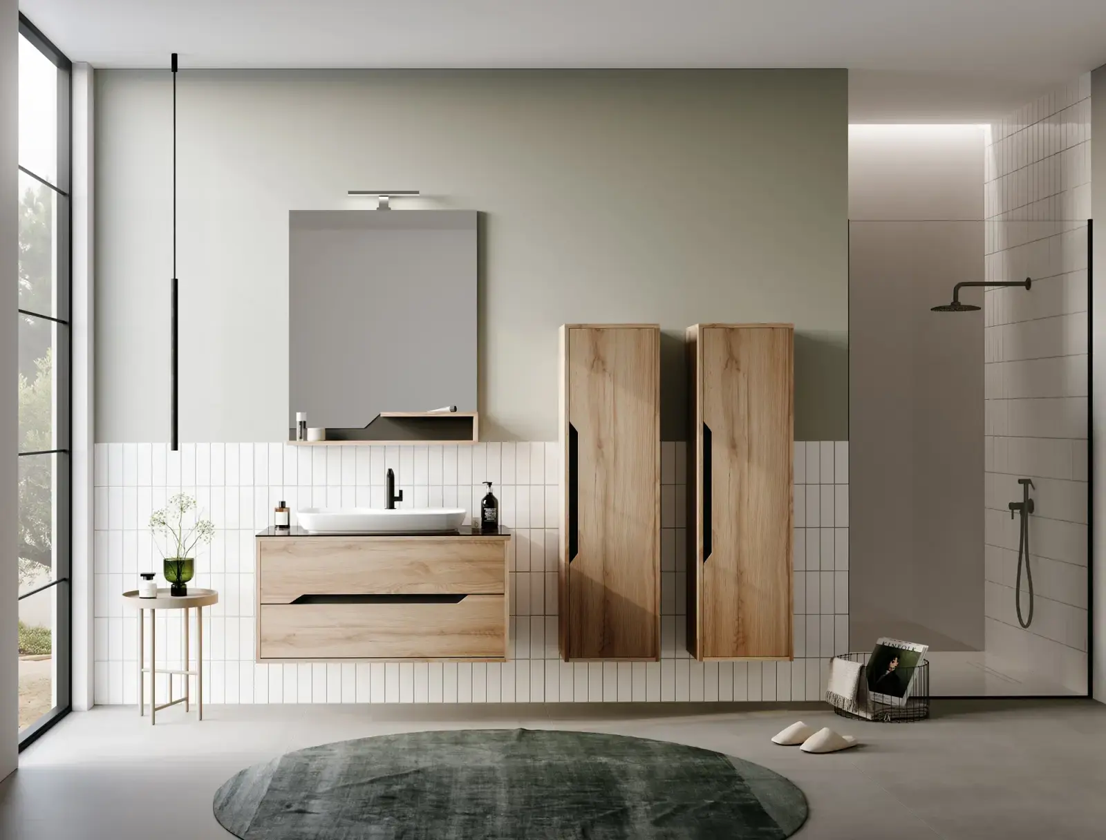Orka Only Collection GALIA Çekmeceli Banyo Dolabı Ella 80 cm uygulama örneği