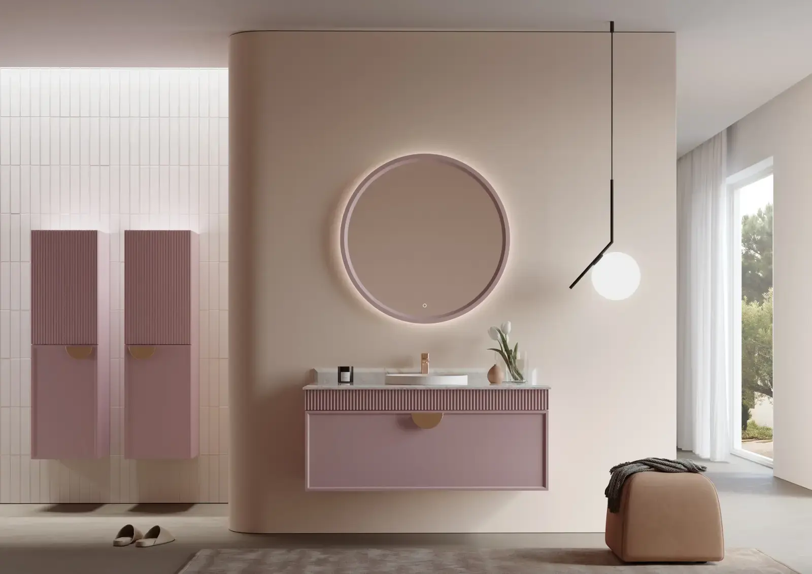 Orka Molino 125 cm Banyo Dolabı 85 cm uygulama örneği