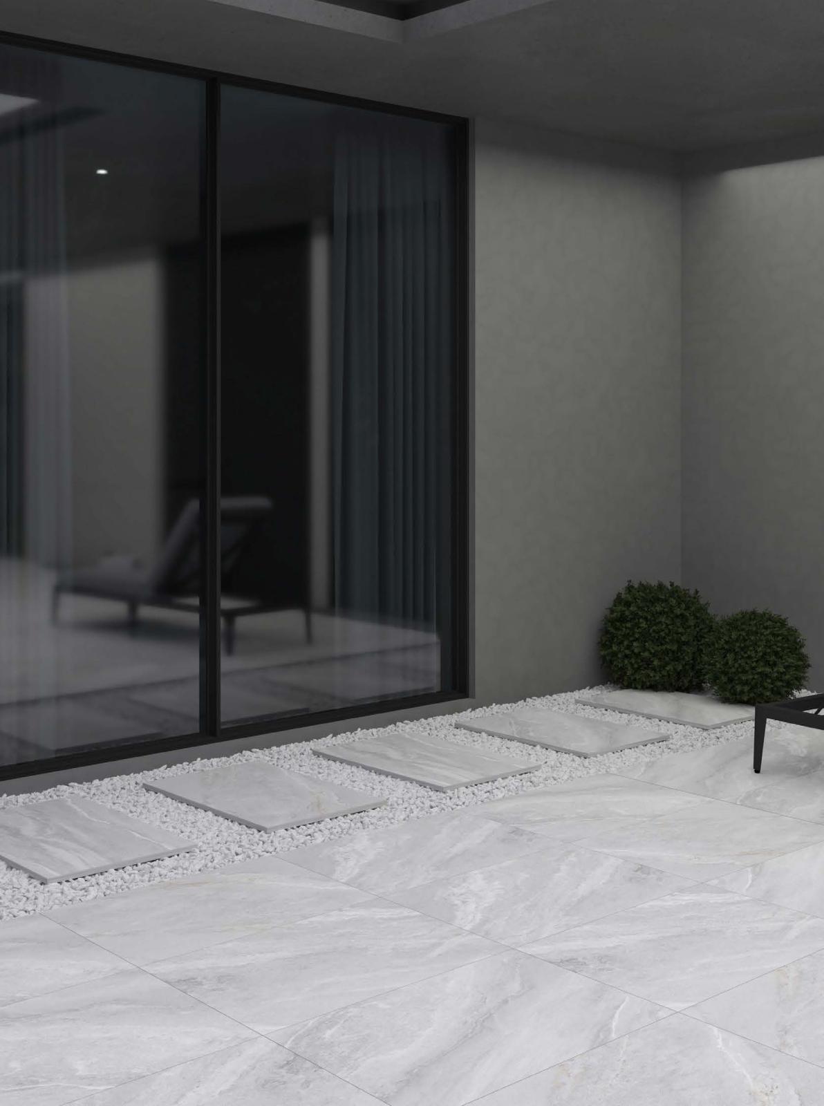 Qua Granite 60x90 Nord Stone Ice Mat uygulama örneği