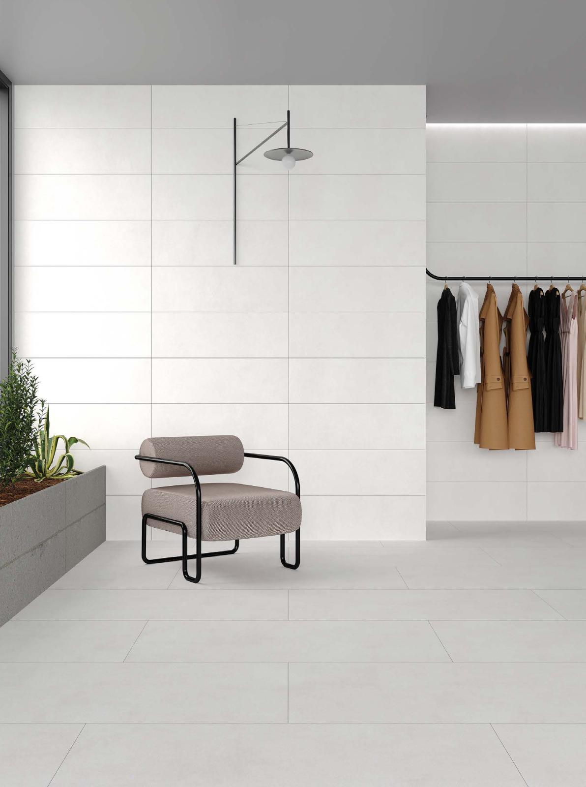 Qua Granite 60x120 Ark White Mat uygulama örneği