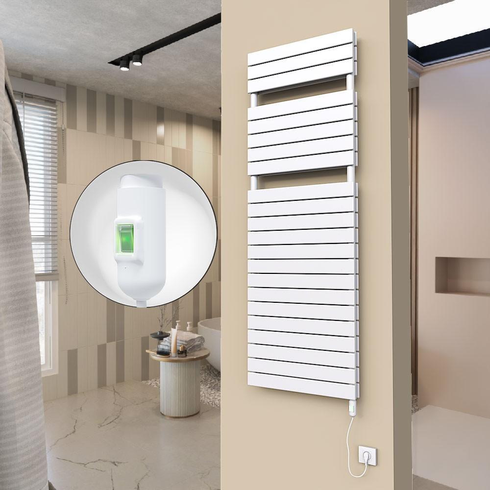 Radiva Tip 20H Elektrikli Havlupan Beyaz 1772x600 mm 1500W On/Off Düğmeli uygulama örneği