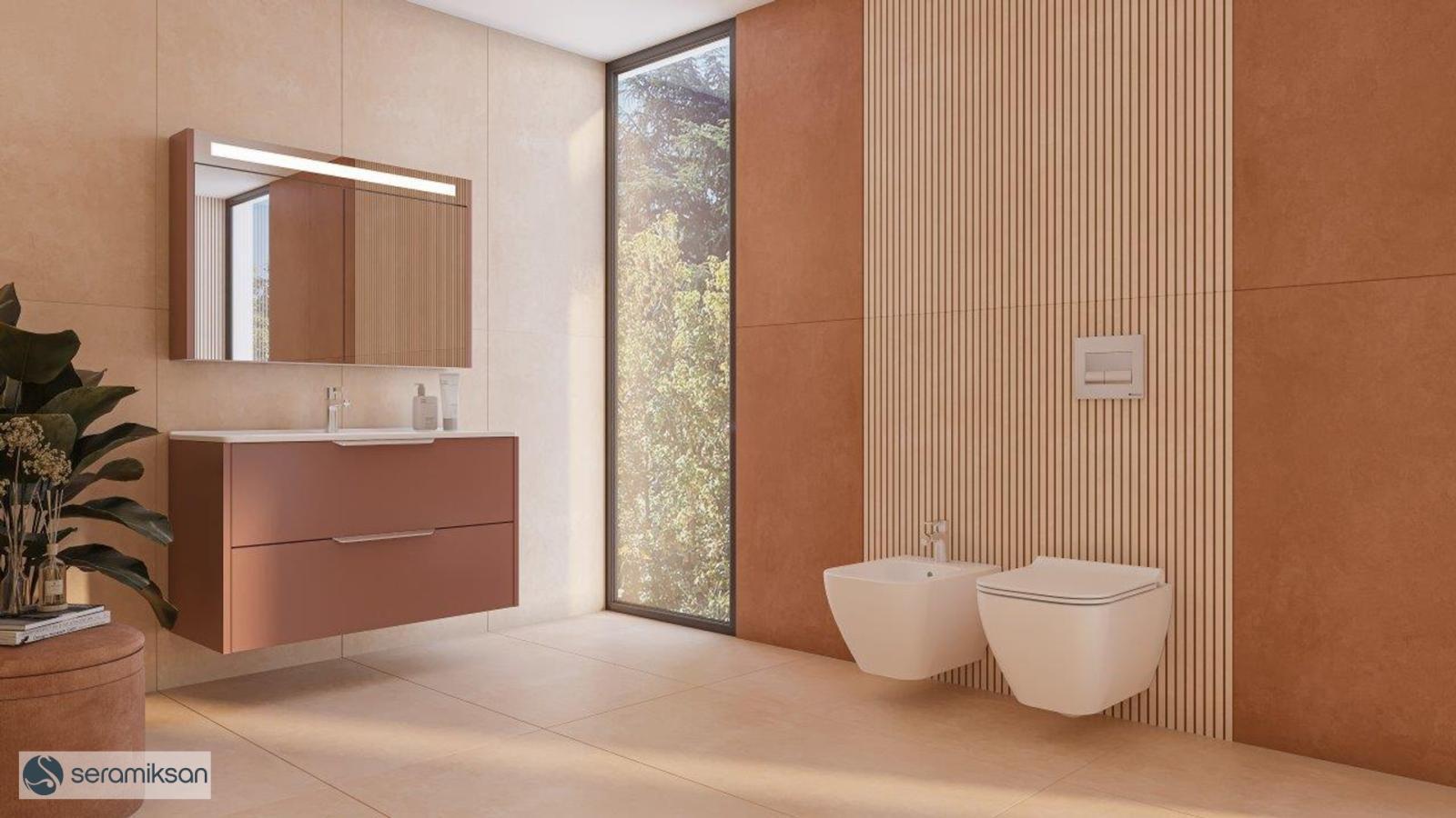 Seramiksan 60x120 Color Toprak Mat uygulama örneği