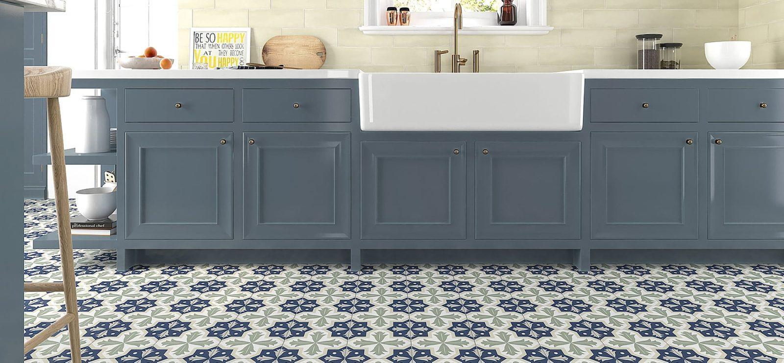 Seranit 20x20 Orion Sarı / Yeşil Mat uygulama örneği