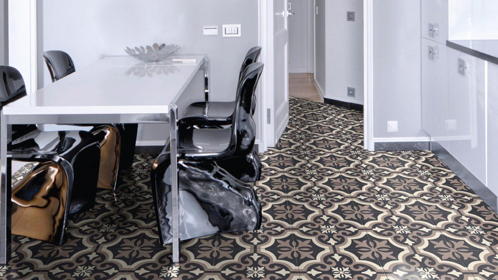 Uşak Seramik 33x33 Antik Siyah Mat uygulama örneği