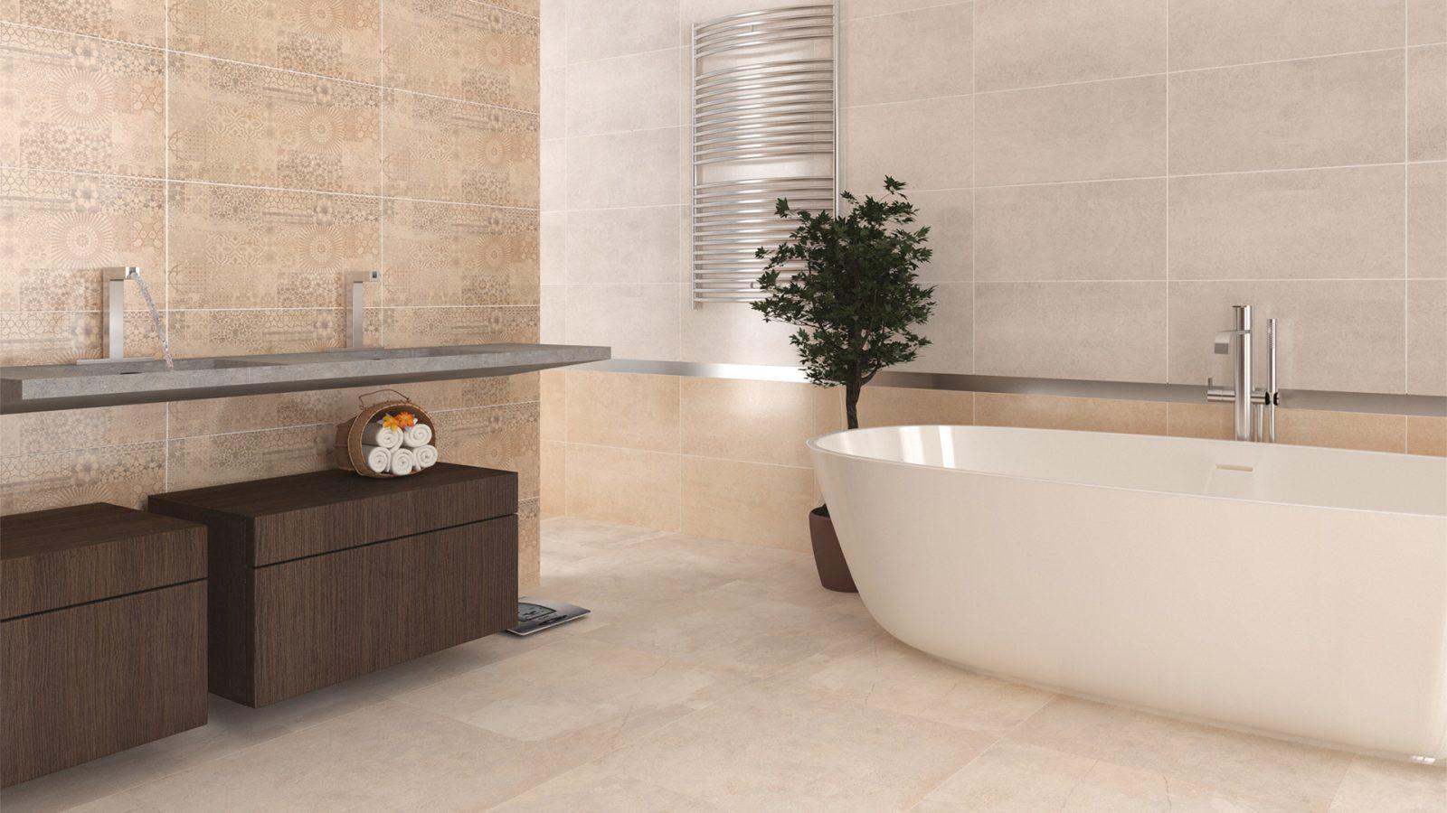 Uşak Seramik 30x60 Cement Bej Mat uygulama örneği