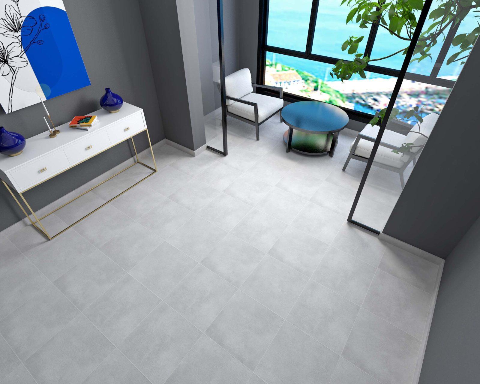 Uşak Seramik 60x60 Cemento Ivory Mat uygulama örneği
