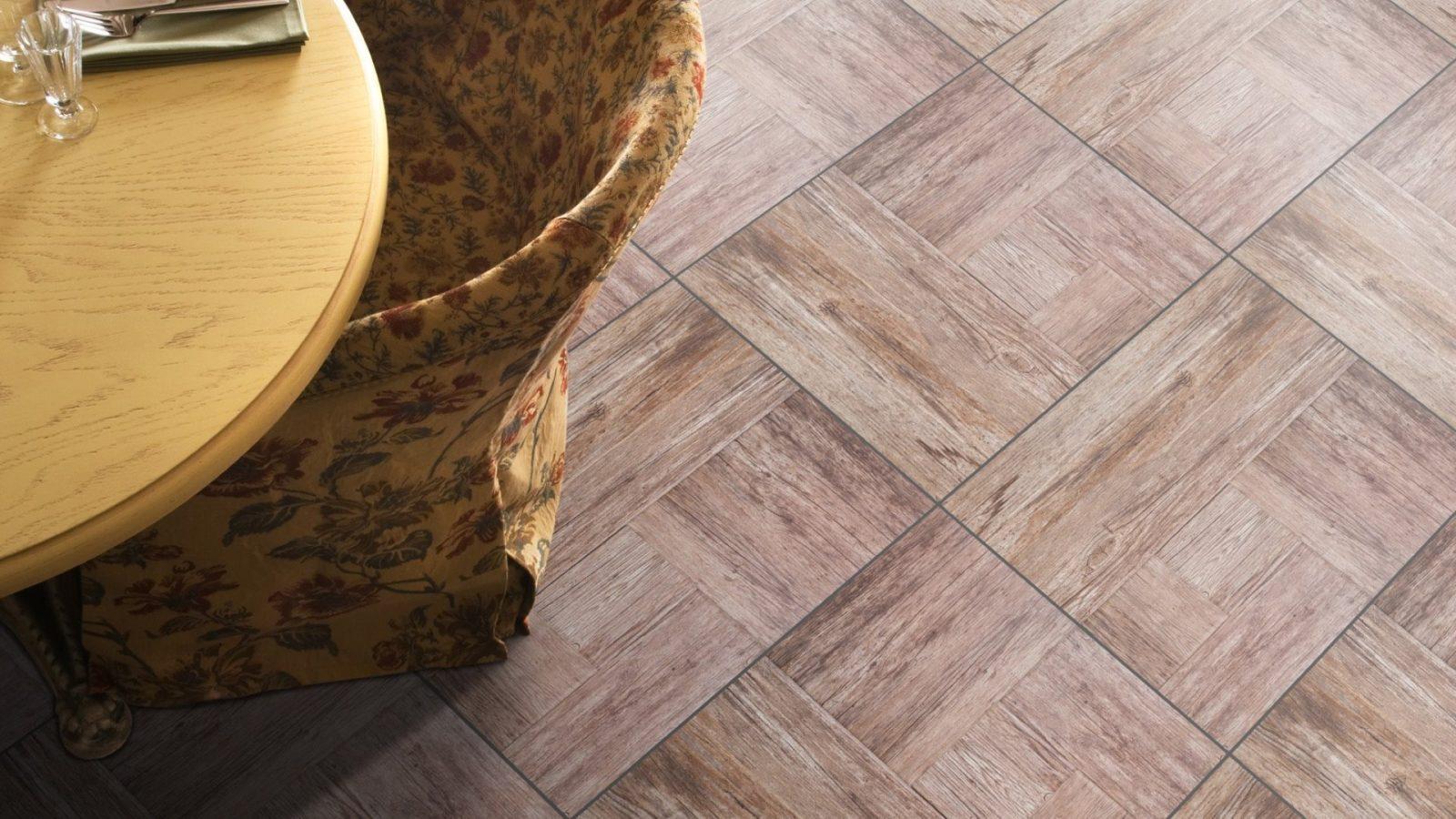 Uşak Seramik 60x60 Kare Ahşap Kahve Mat uygulama örneği