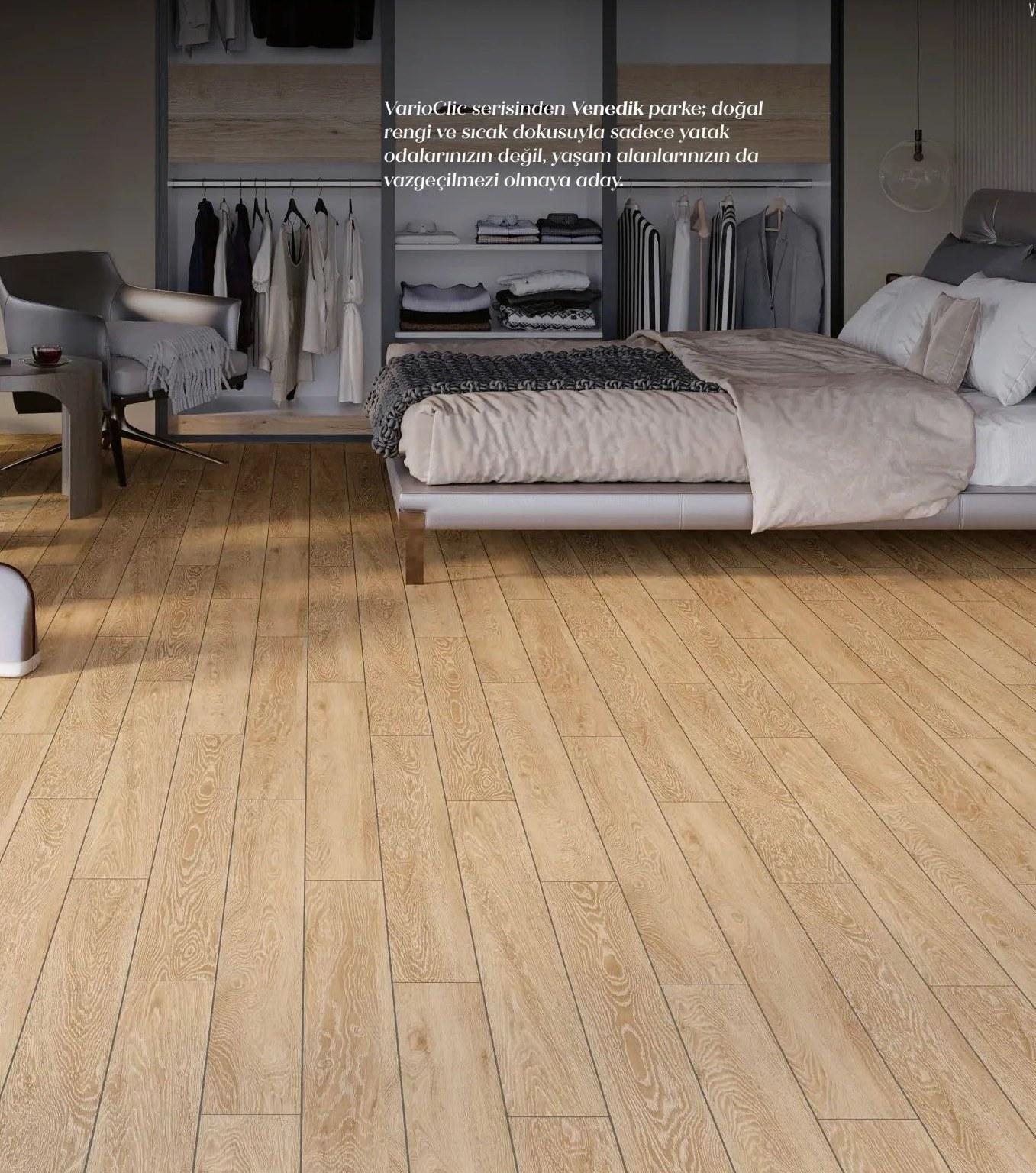 VARIOCLIC Premium Plus Venedik 8 mm Laminat Parke uygulama örneği