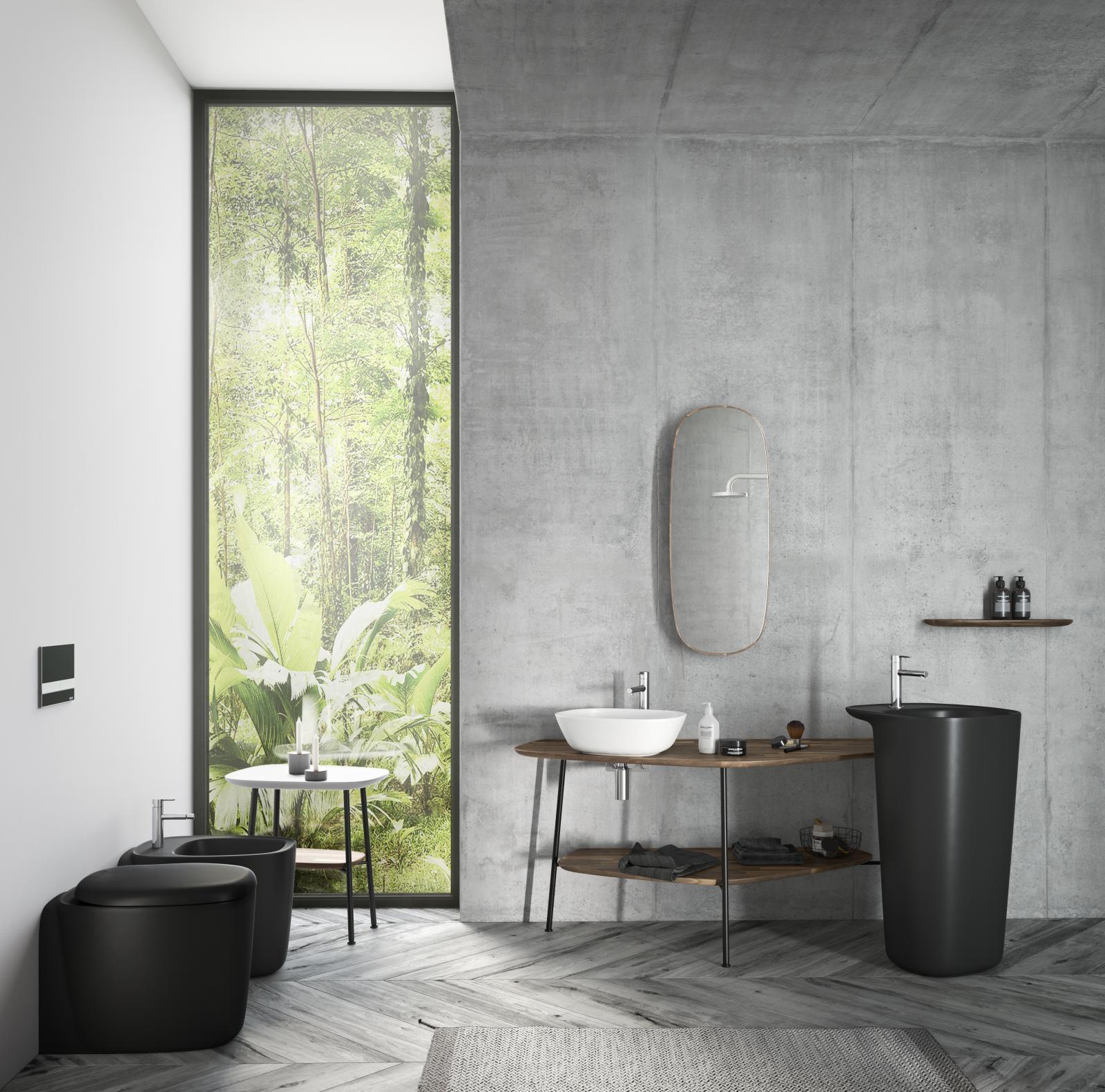 VitrA Plural Klozet Kapağı, Mat Siyah — 126-083-009 uygulama örneği