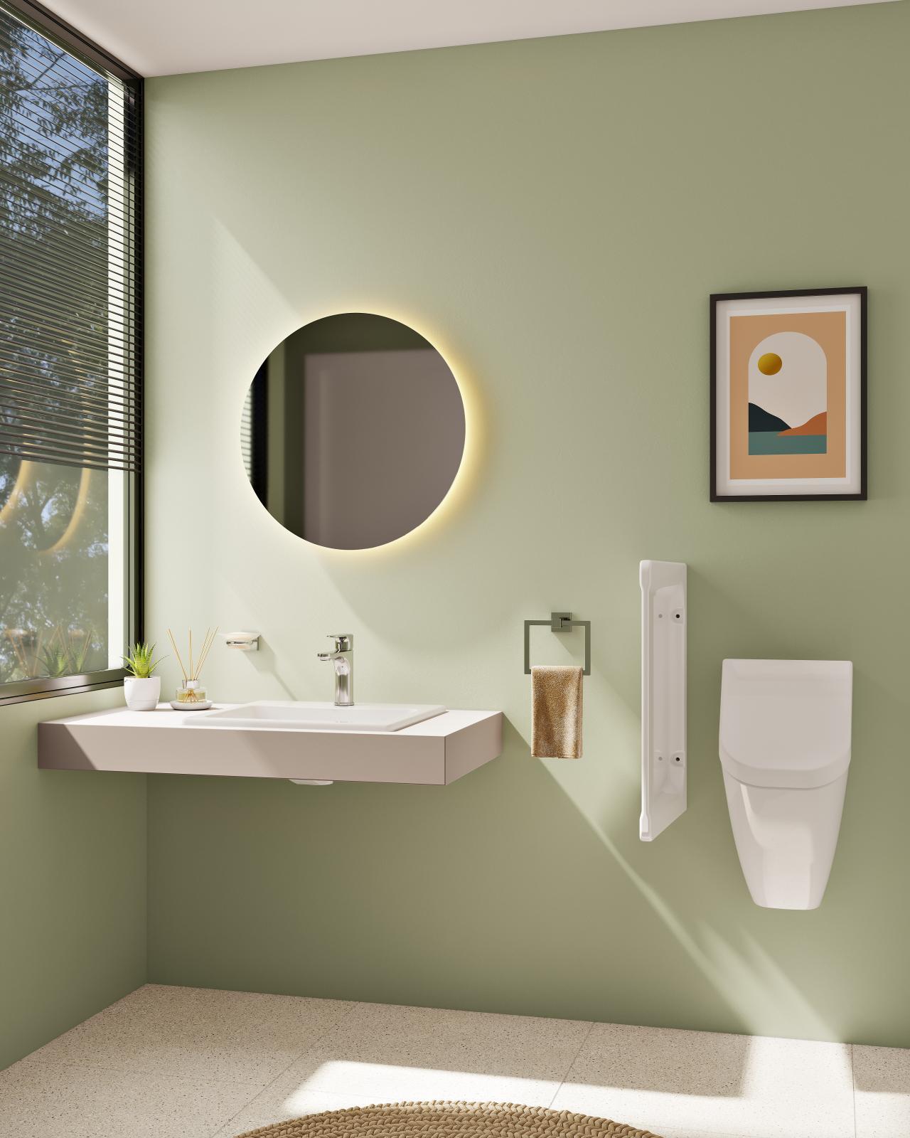 VitrA Arkitekt Pisuvar Ara Bölmesi uygulama örneği