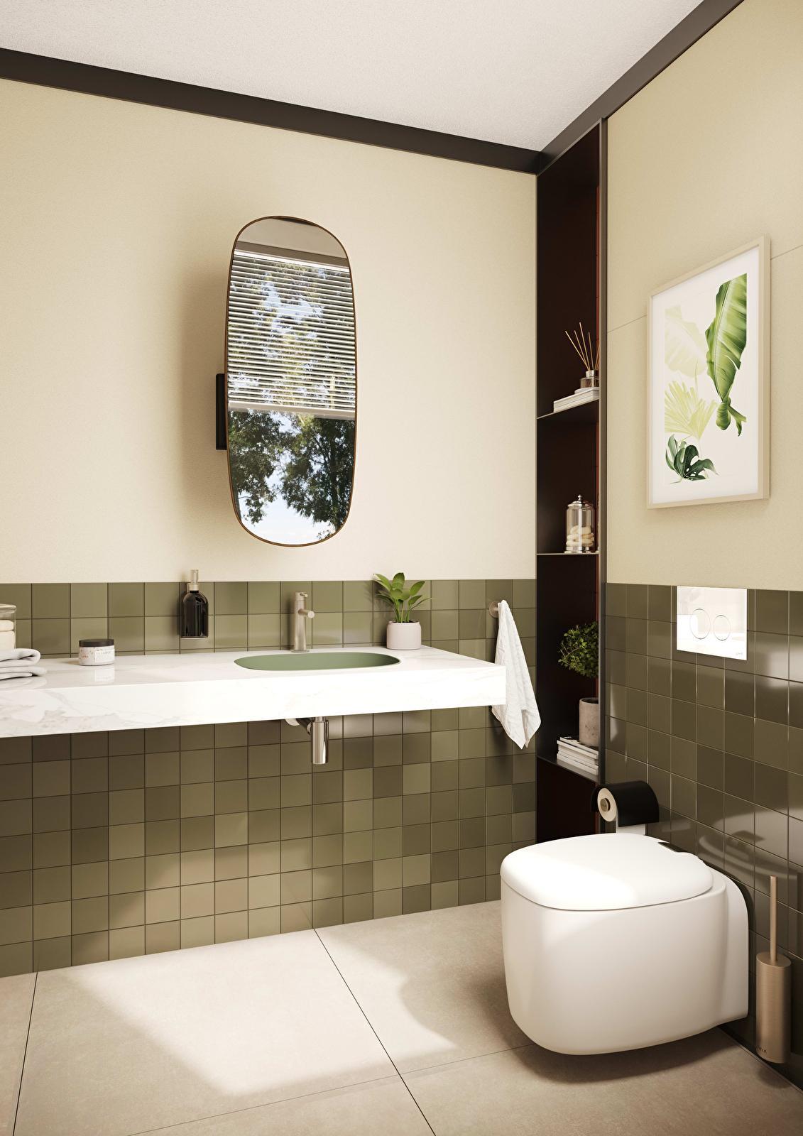 VitrA Plural Çanak Lavabo, 45x38 cm — 7810B475-0016 uygulama örneği