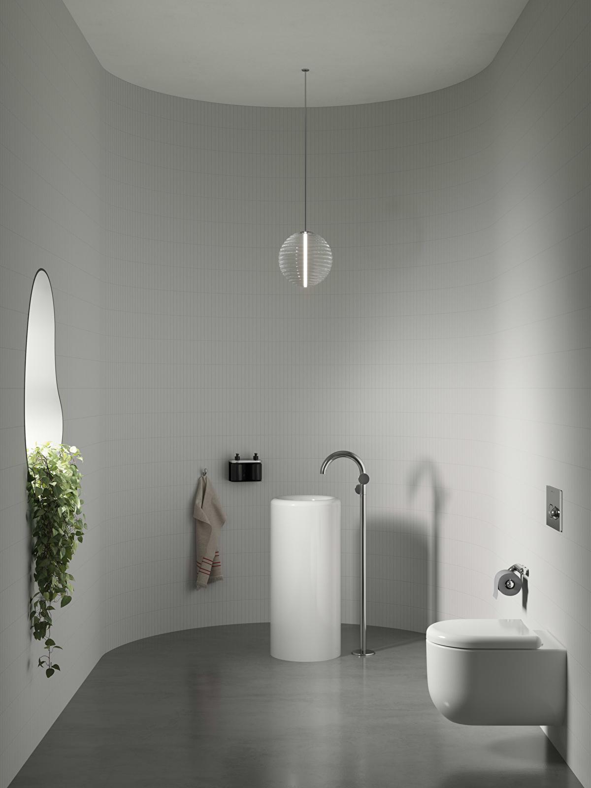 VitrA Liquid Monoblok Lavabo uygulama örneği