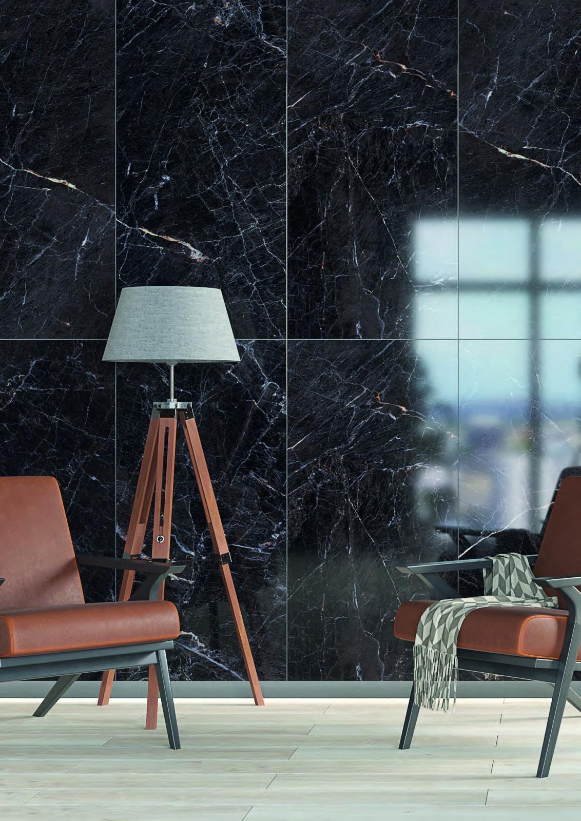 Yurtbay Seramik 60x120 Java Siyah uygulama örneği