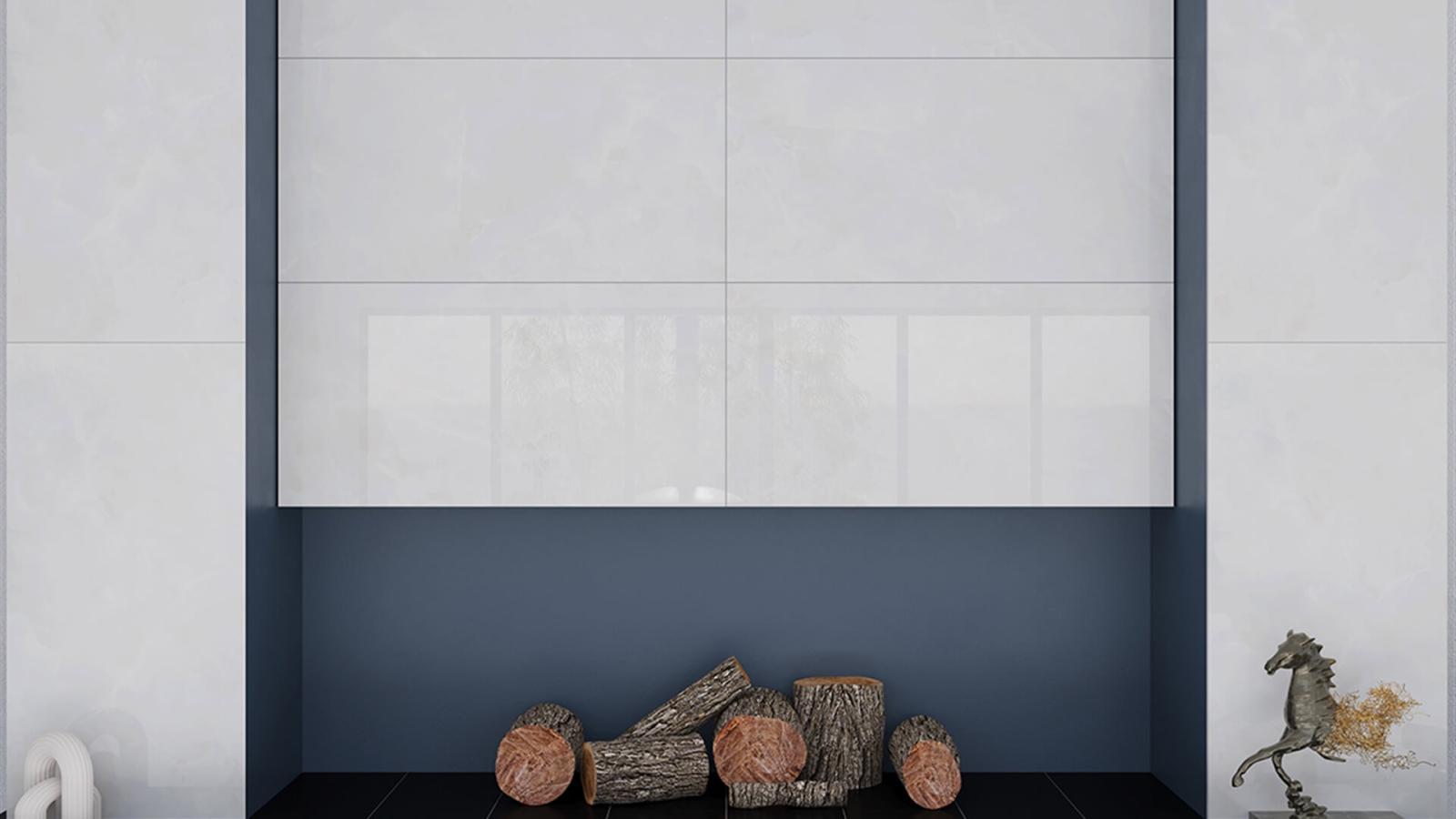 Yurtbay Seramik 60x120 Feel Beyaz uygulama örneği