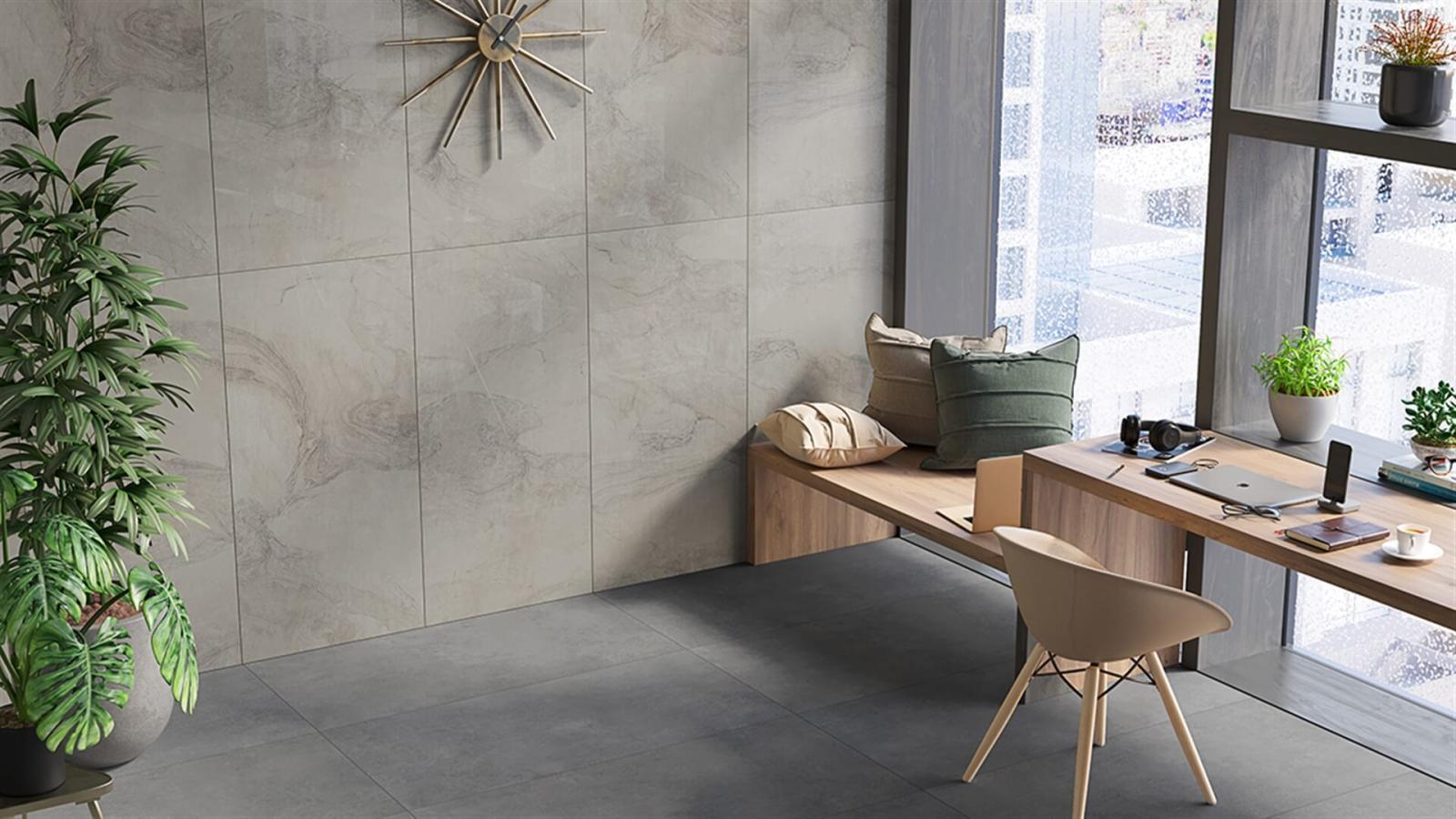 Yurtbay Seramik 80x160 Pasific Beyaz Duvar Karosu uygulama örneği