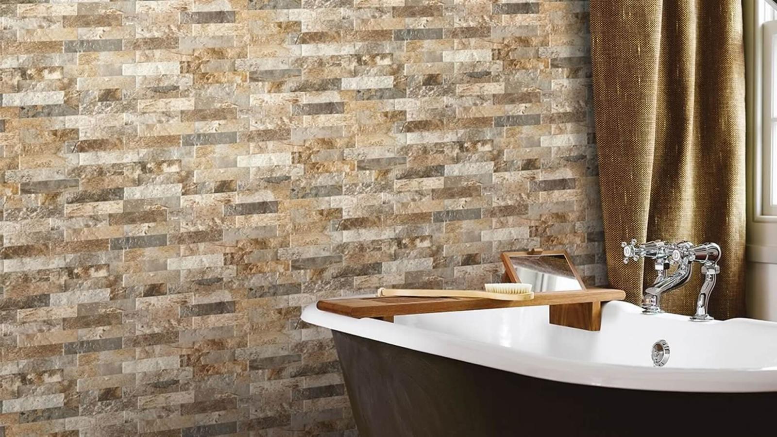 Yurtbay Seramik 25x45 Farilya Grey Sırlı Porselen uygulama örneği