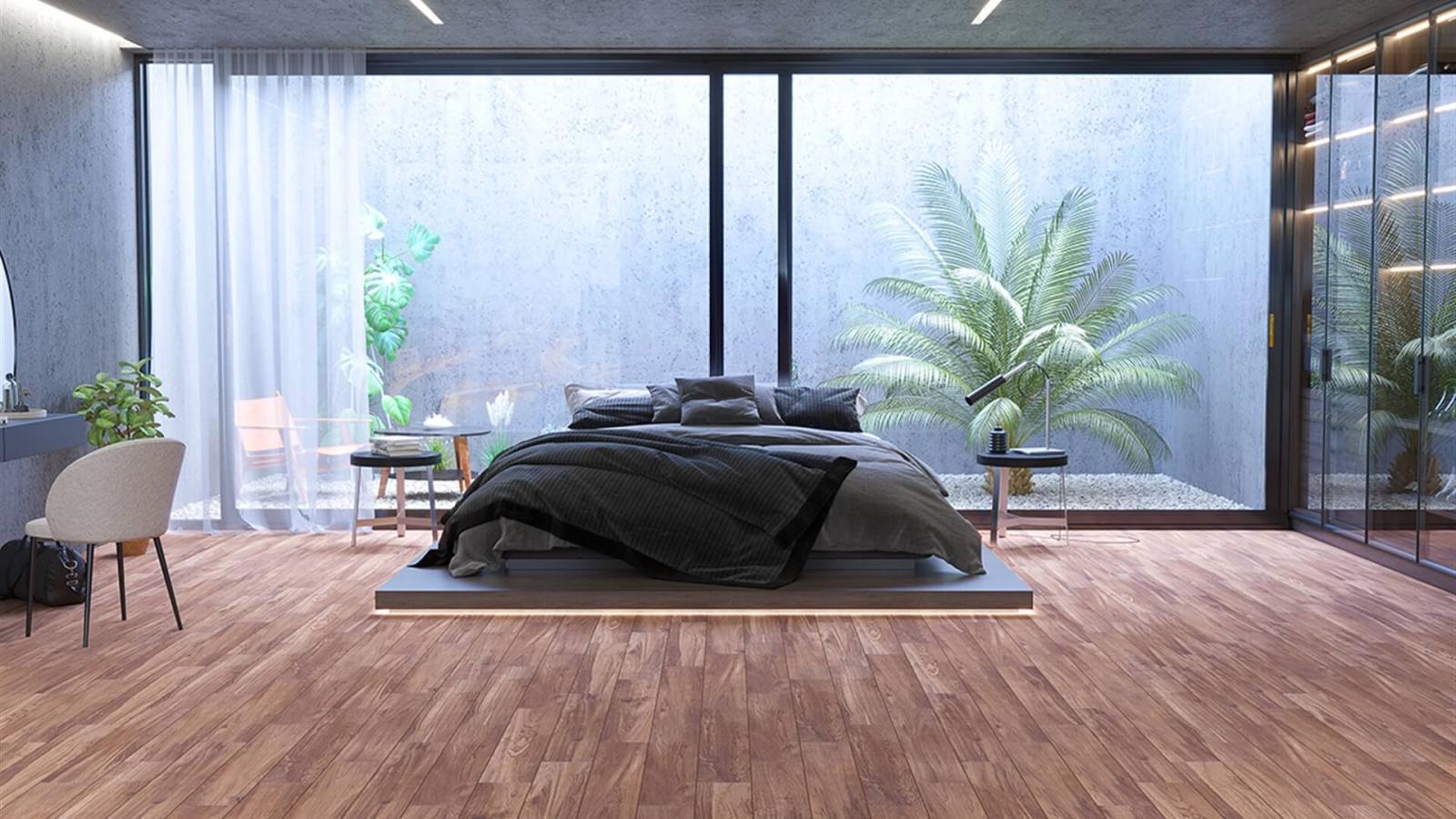 Yurtbay Seramik 15x90 Solna Gri Sırlı Porselen uygulama örneği