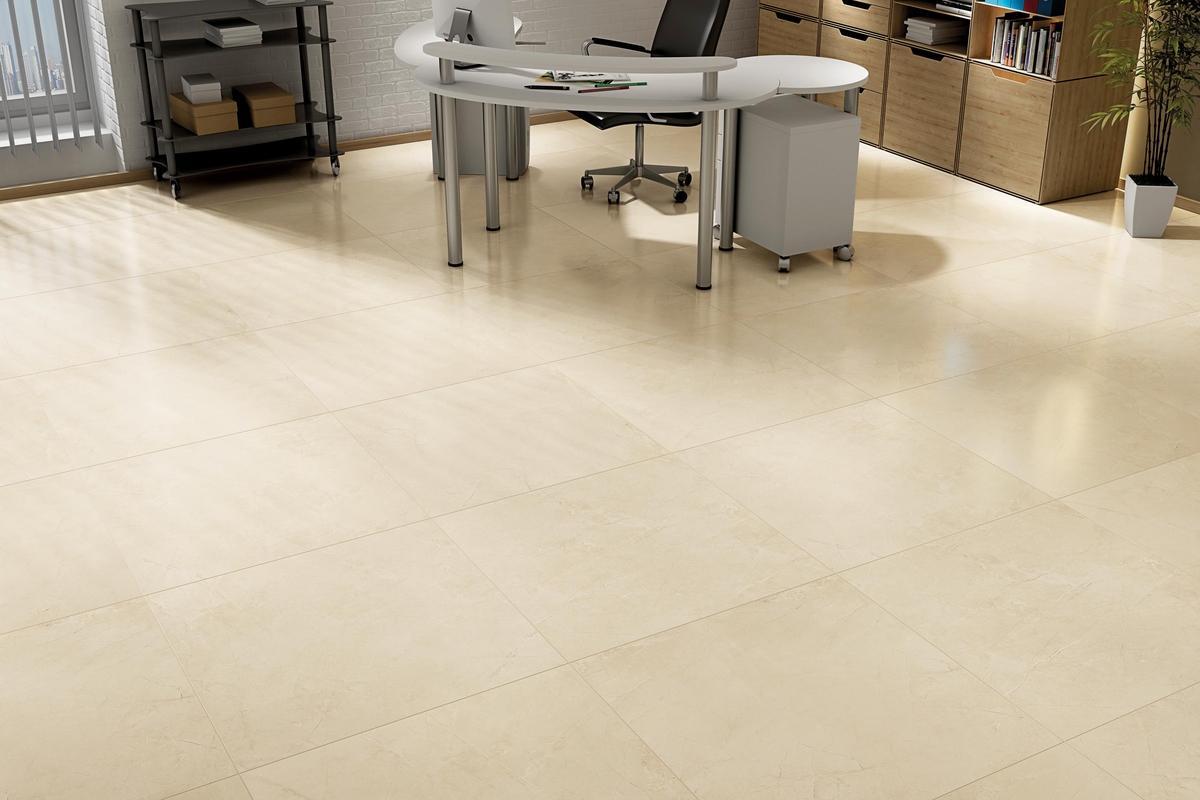 Kütahya Seramik 80x80 Royal Pulpis Bone Rektifiye Parlak Nano uygulama örneği