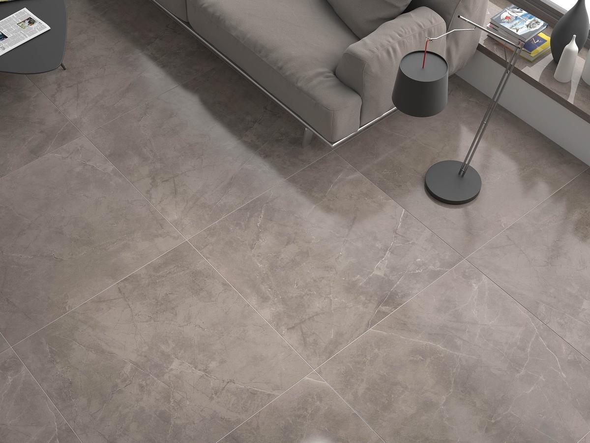Kütahya Seramik 80x80 Royal Pulpis Gri Rektifiye Parlak Nano uygulama örneği