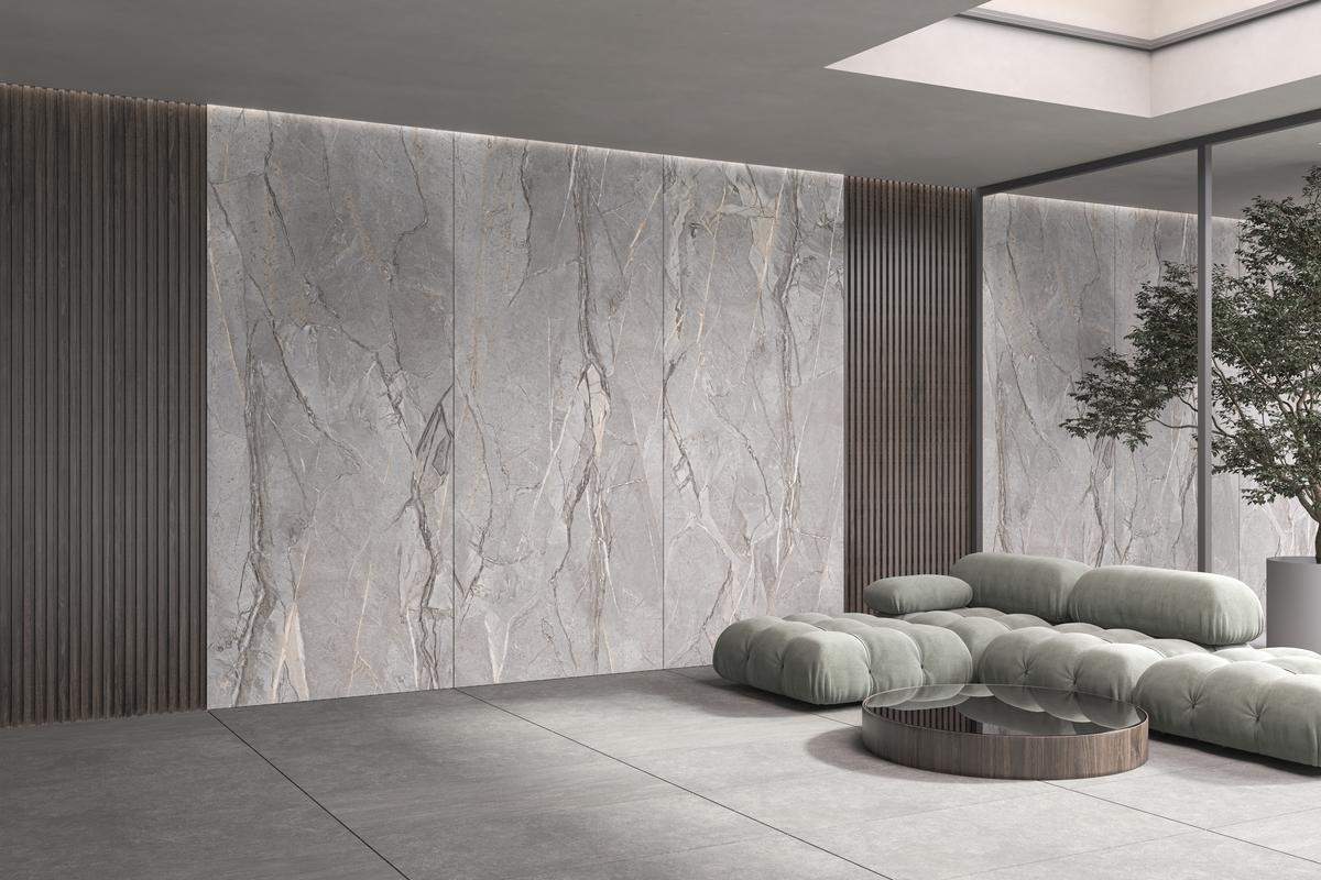 Kütahya Seramik 120x280 Sierra Gri 6 MM Rektifiye uygulama örneği