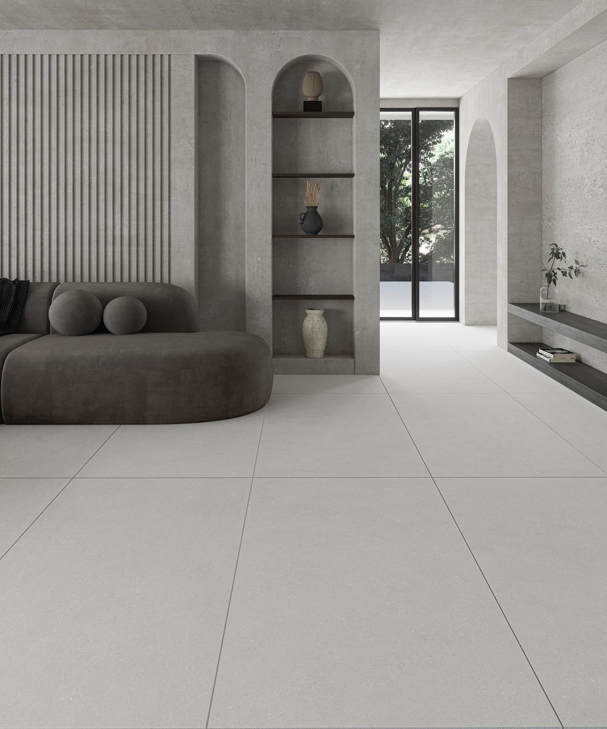Kütahya Seramik 80x160 Padova Beyaz Rektifiye uygulama örneği