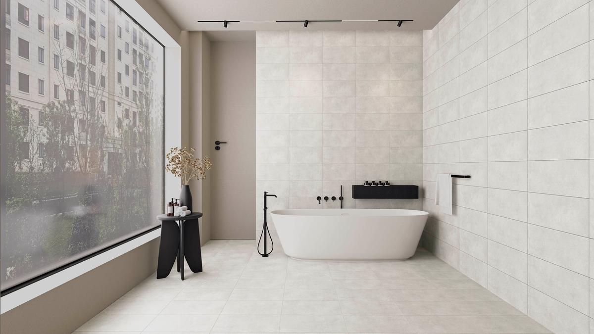 Kütahya Seramik 30x60 Infinity Beyaz Rektifiye uygulama örneği