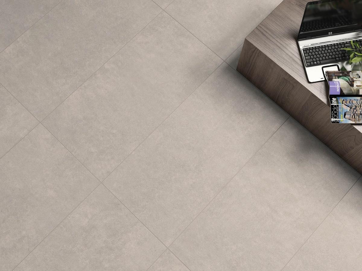 Kütahya Seramik 60x120 Infinity Gri Rektifiye HG Lappato uygulama örneği