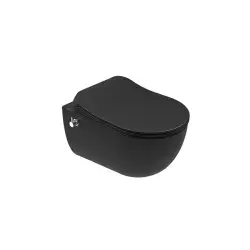 Çanakkale Seramik Zero 2.0 Smart Asma Klozet + Ultra Slim Kapak Mat Siyah