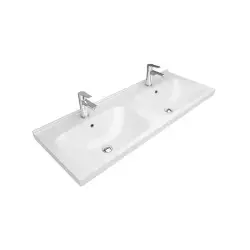 Çanakkale Seramik İdea 2.0 Çift Hazneli Etajerli Lavabo 120x45