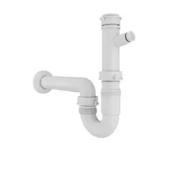 Çanakkale Seramik Lavabo Sifonu Çamaşır Makinesi Çıkışlı Plastik