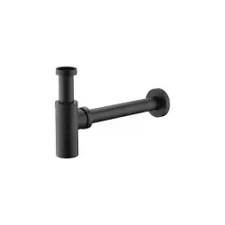 Çanakkale Seramik Minimalist Lavabo Sifonu Mat Siyah
