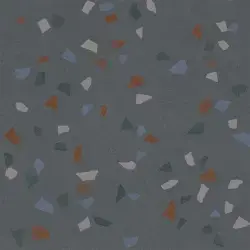 Çanakkale Seramik Terrazo Macro Mat Koyu Gri Sırlı Granit 59x59