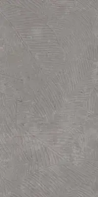Çanakkale Seramik Capella Mat Gri Floral Dekor 40x80