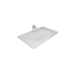 Çanakkale Seramik Zero 2.0 Etajerli Lavabo Mat Beyaz 80x50