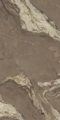 Çanakkale Seramik Berry Brown Marble Parlak Kahverengi Porselen Karo 60x120