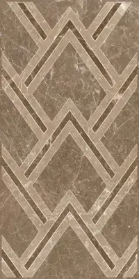 Çanakkale Seramik Adore Parlak Kahve Dekor 40x80