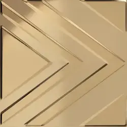 Çanakkale Seramik Formart Parlak Dore Vanity Dekor 20x20
