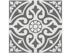 Çanakkale Seramik Ornament Mat Siyah Klasik Sırlı Granit 33x33