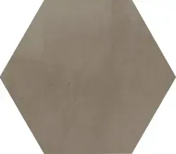 Çanakkale Seramik Hexagon Mat Taupe Yer Karosu 17,5x20