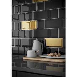 VitrA 10x20, miniworx, metro, Fon, Siyah, RAL 000 15 00 Siyah