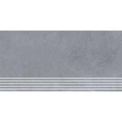VitrA 30x60, Beton-X, Basamak, Koyu Gri, R10B